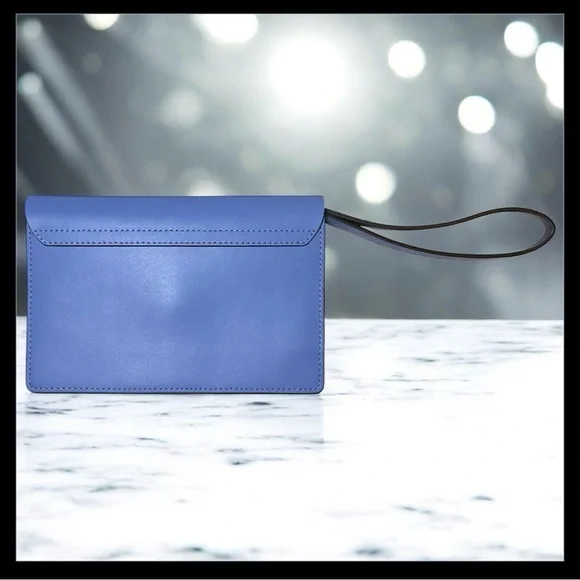 Kate Spade Periwinkle Wristlet Scalloped Detail Mollie Bradbury Street $169 NWOT - Picture 5 of 10
